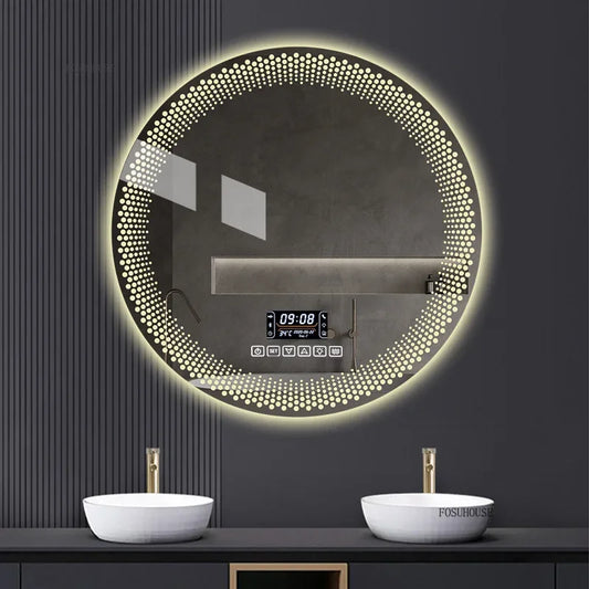 Round LED Bathroom Mirror